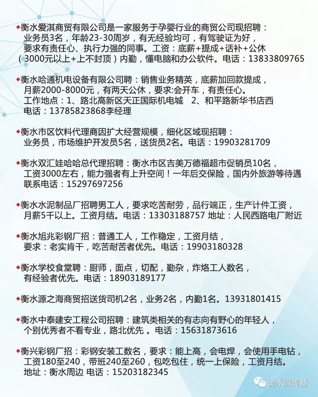 衡水最新招聘信息匯總，求職全流程指南